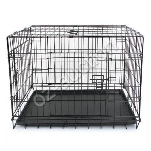 Portable 30" Collapsible Metal Pet Dog Cage Crate Kennel Cat Puppy Tray House eBay