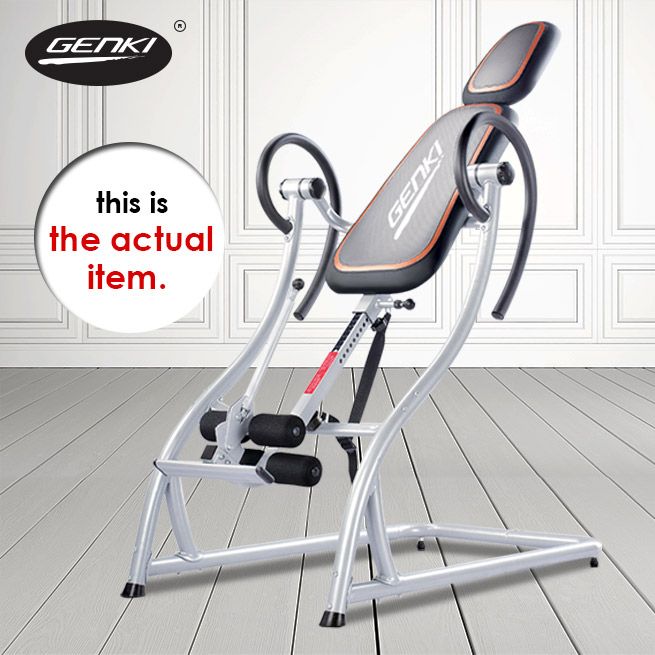 Genki Pro Gravity Inversion Table Home Gym Upside Down Exercise Fitness