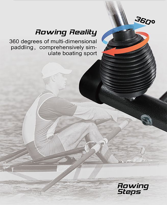 Genki hydraulic exercise online rowing machine