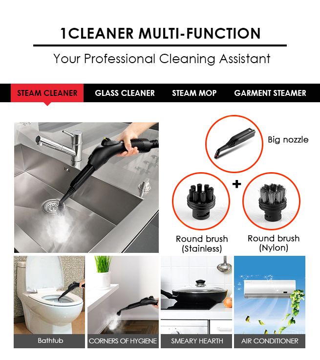 Maxkon 2.1L Steam Cleaner Mop 13-in-1 High Pressure Floor Window Carpet Steamer