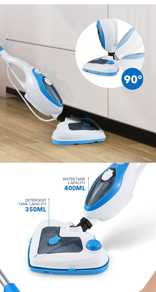 New Maxkon 13-in-1 Steam Mop Cleaner 1500W Handheld Steamer Multiple Function Floor Carpet
