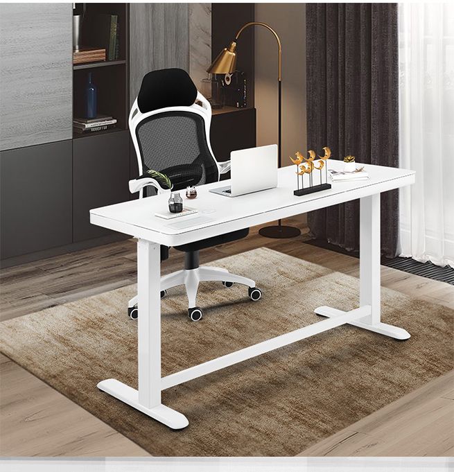 Electric Motorised Standing Desk Height Adjustable Sit Stand Desk Home Office Workstation with Drawers