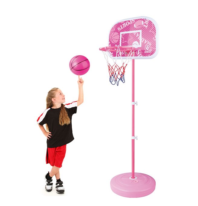 Portable Freestanding Kids Basketball Hoop Backboard Stand System 200x46x7cm