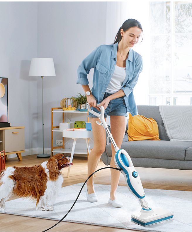 Maxkon 11 In 1 Steam Mop Cleaner Floor Carpet Steamer Cleaning 1500W 2 Steam Levels