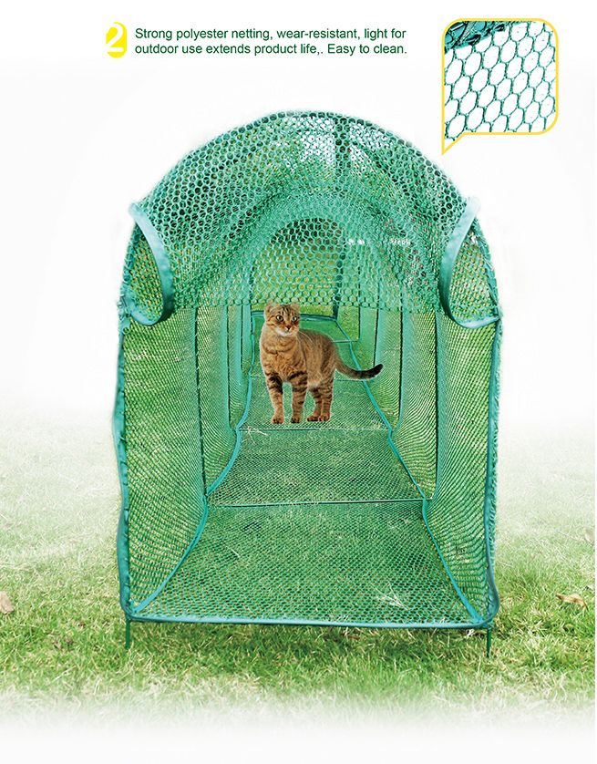 Deluxe Outdoor Foldable Cat Walk & Run Tunnel