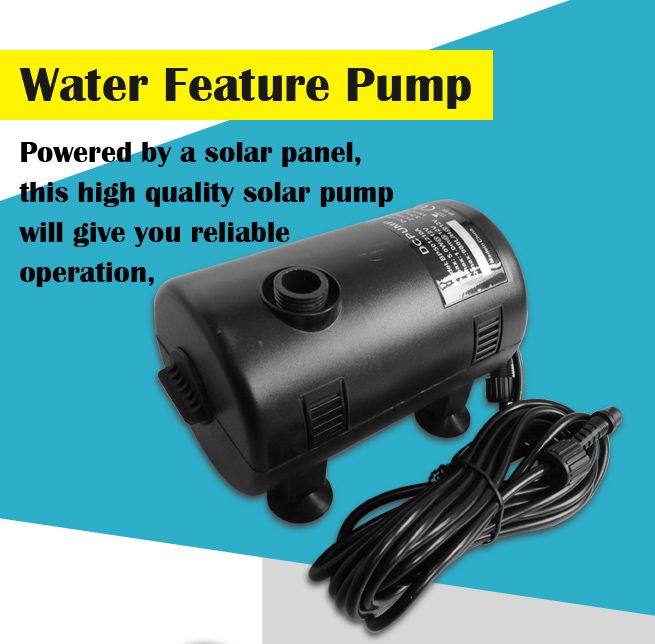 20W Submersible Solar Power Water Pump Kit Pond Pool Fountain Garden w