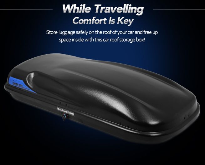 Universal 50KG 450L Car Roof Box Pod Rack Luggage Storage Basket Carrier Cargo eBay