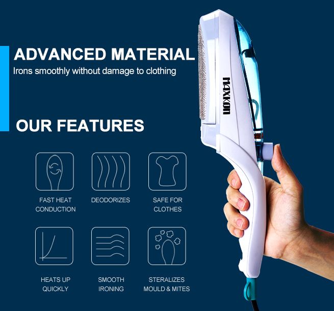 New Portable Travel Handheld Iron Clothes Steamer Garment Steam Brush Hand Held eBay