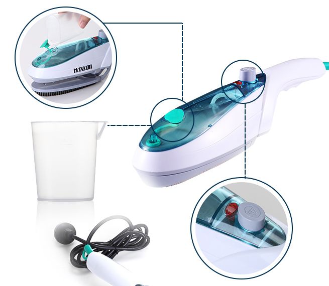 New Portable Travel Handheld Iron Clothes Steamer Garment Steam Brush Hand Held eBay