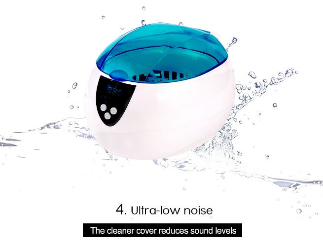 750ML Ultrasonic Multi Purpose Jewellery Watch Cleaner Digital Sonic