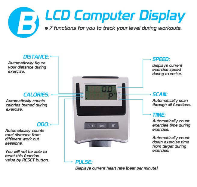 genki magnetic exercise bike